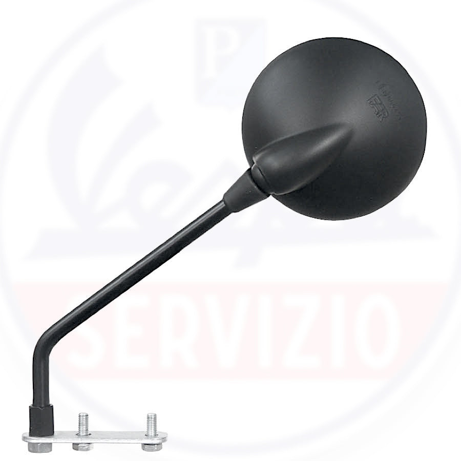 Specchietto retrovisore nero in plastica FAR 5596