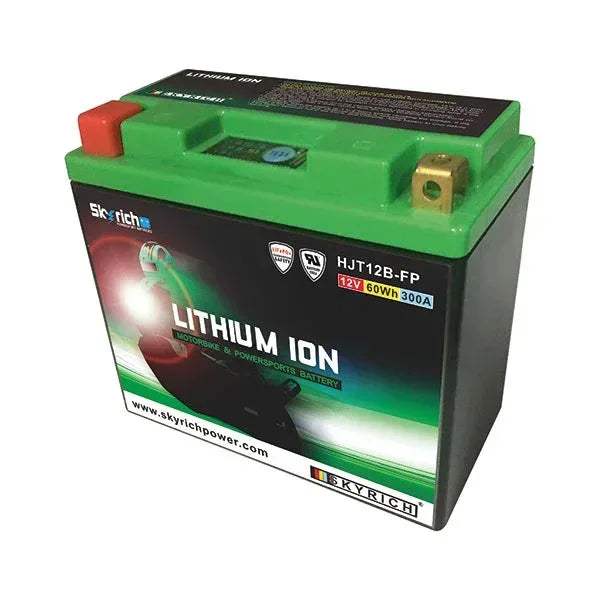 BATTERIA SKYRICH LITIO HJT12B-FP - RICAMBI VESPA A.P.F.