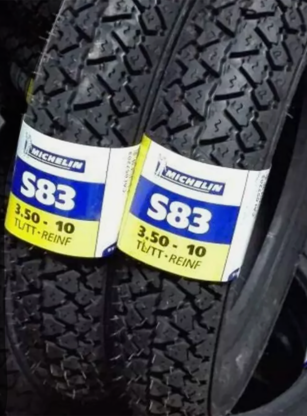 pneumatici MICHELIN S83 3.00-10 42J Coppia gomme PIAGGIO VESPA 50-90-125-200