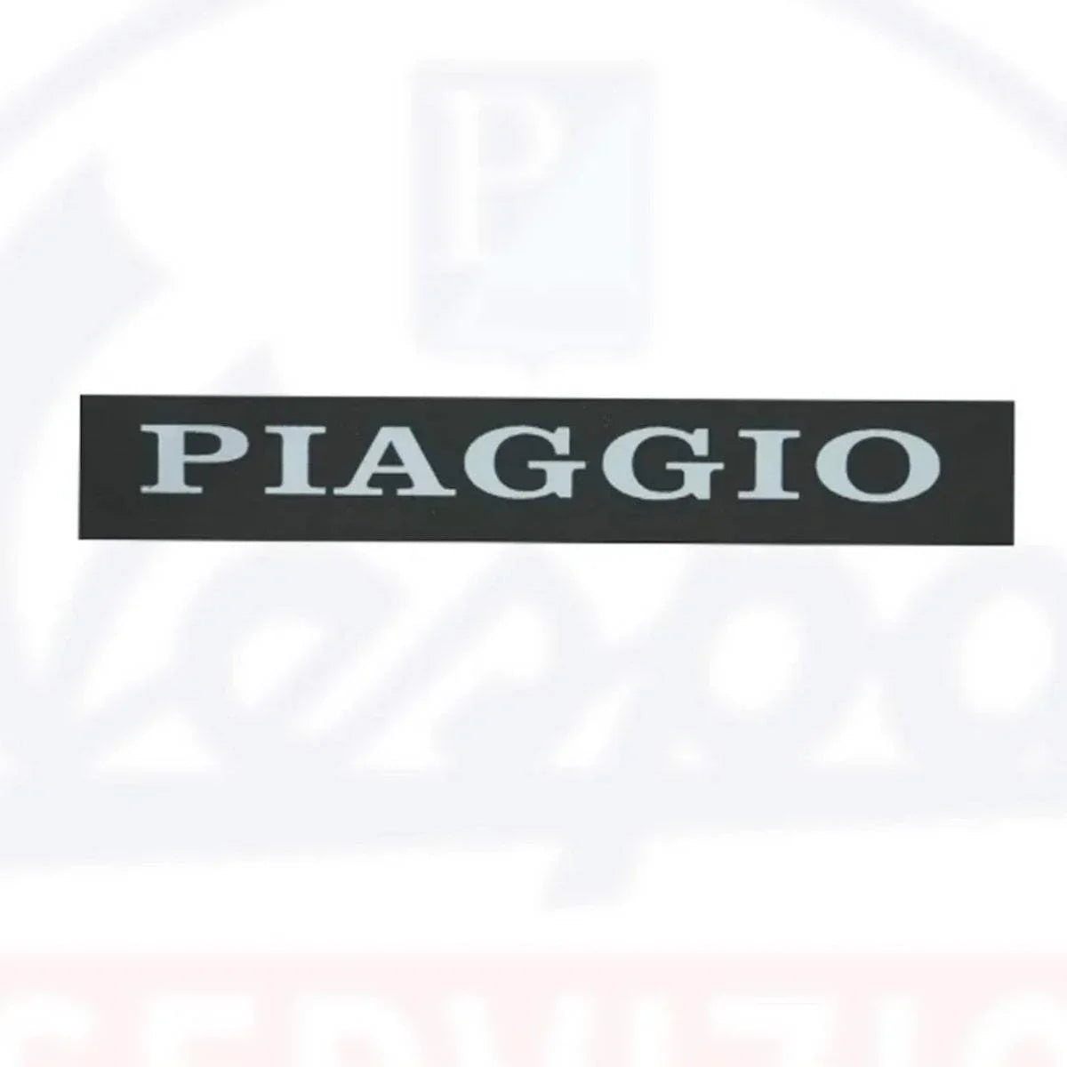 TARGHETTA ADESIVA PIAGGIO PER SELLA VESPA PX - RICAMBI VESPA A.P.F.