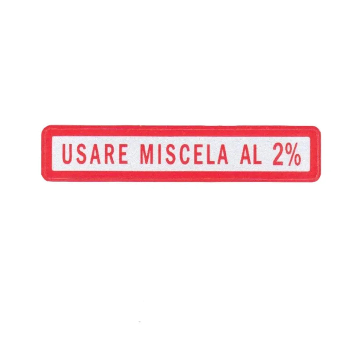 ADESIVO VESPA MISCELA AL 2 % - 10x55mm - RICAMBI VESPA A.P.F.