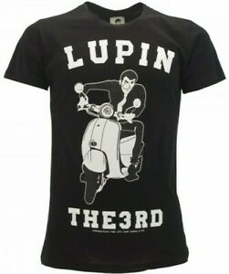 LUPIN III VESPA T-shirt S nera