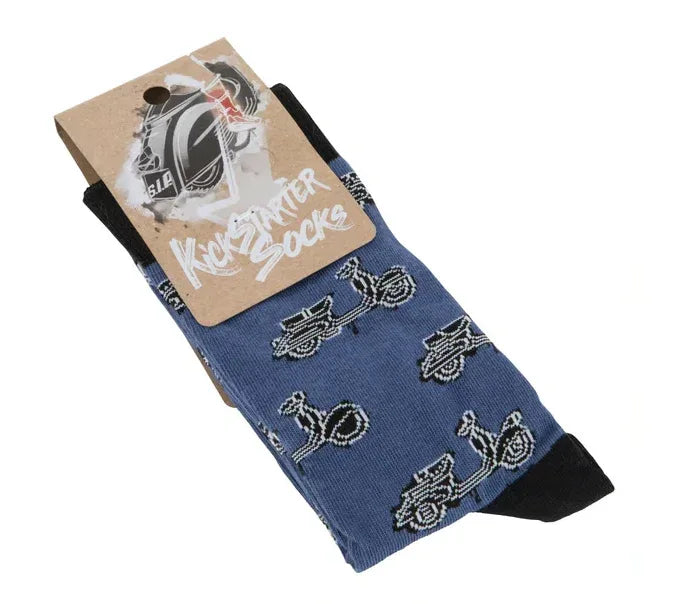 Calzini SIP con motivo VESPA misura: 41-46 BLU - RICAMBI VESPA A.P.F.