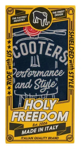 ParaCollo ScaldaCollo Foulard HOLY FREEDOM SIP Destination misura: 24cmx50cm - RICAMBI VESPA A.P.F.