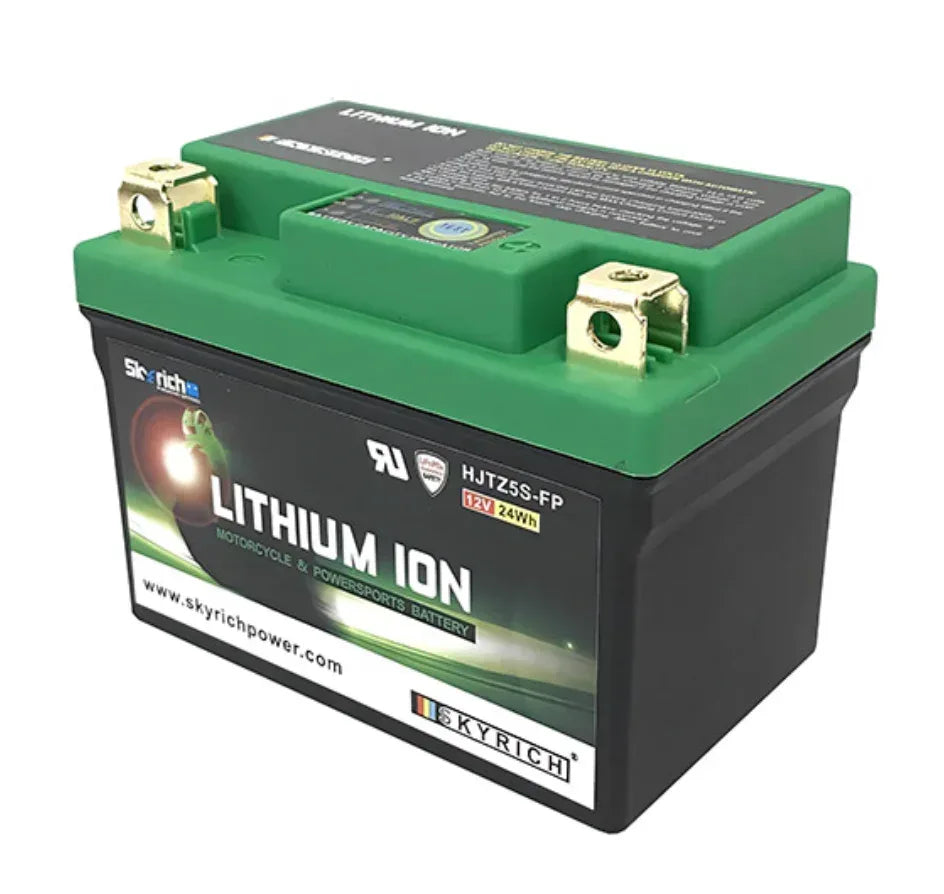 HJTZ5S-FP Batteria Moto Skyrich Litio - RICAMBI VESPA A.P.F.