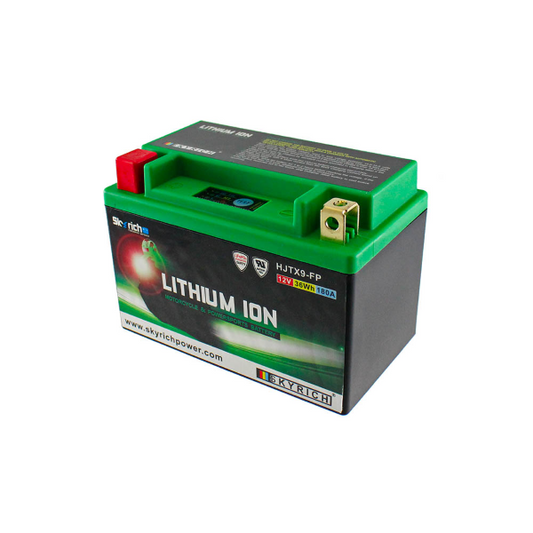 BATTERIA PER VESPA PX 12v SKYRICH LITIO HJTX9-FP (YB9)