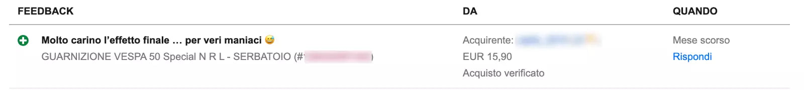 GUARNIZIONE SERBATOIO VESPA - VESPE SMALL e LARGE frame