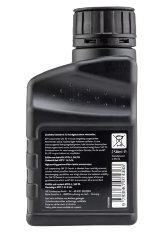Olio Motore SAE 30 Vespa - 250ml - RICAMBI VESPA A.P.F.