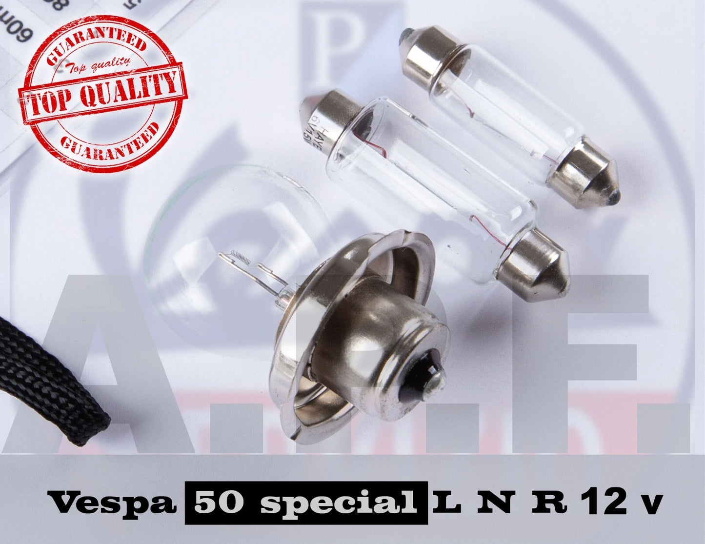 Lampade LAMPADINE 12v VESPA 50 SPECIAL  L N R  kit ANTI ANNERAMENTO