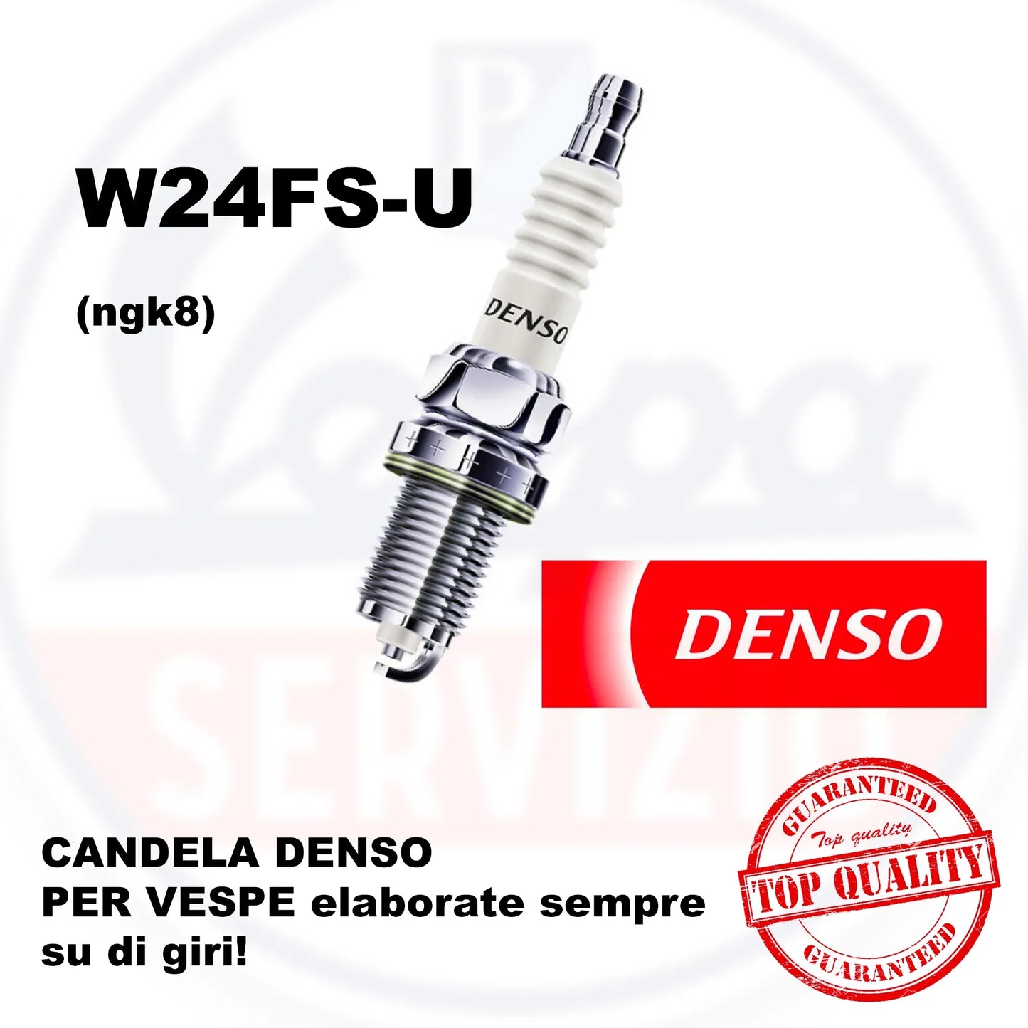 CANDELE DENSO PER VESPA - RICAMBI VESPA A.P.F.