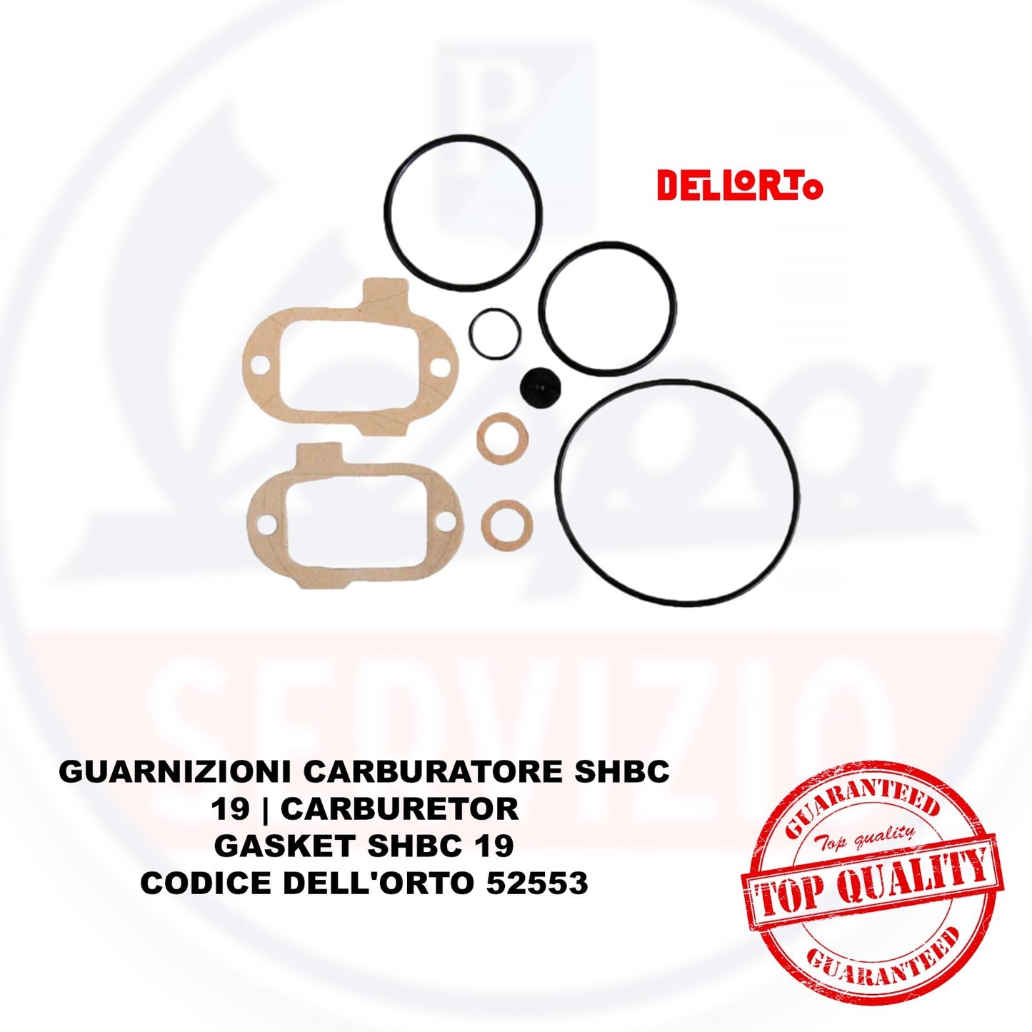 GUARNIZIONI DELL'ORTO CARBURATORE SHBC 19.19  - 20.20