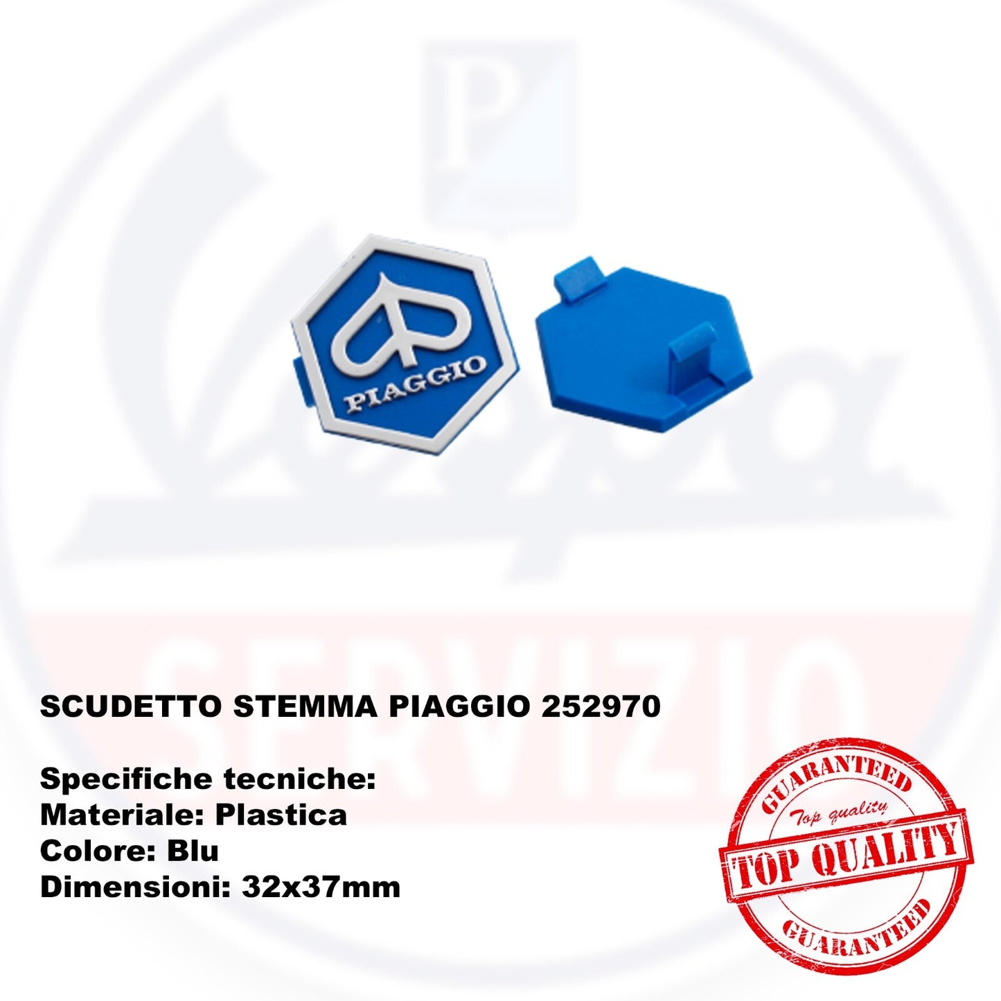 SCUDETTO STEMMA VESPA PIAGGIO 252970