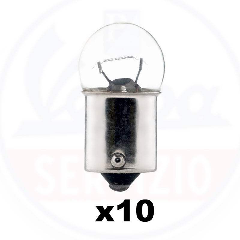 BA15S 10 Lampadine faro Vespa vari modelli