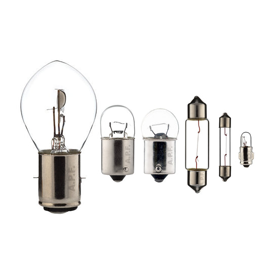 Kit 6 lampadine per Vespa ET3, 6V o 12V