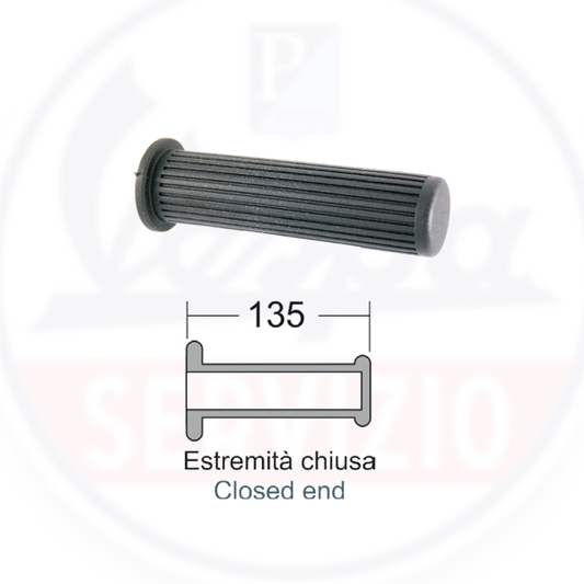 Coppia Manopole Nere Vespa Piaggio PX Arcobaleno | Cod. 184160120