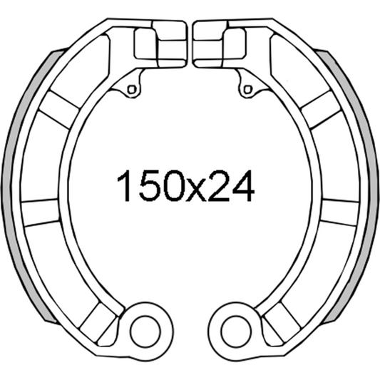GANASCE FRENO PIAGGIO VESPA PX 125-150-200CC 1998> 414450