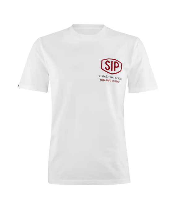 Maglietta Destinazione Vespa Vintage BKK - 100% cotone biologico