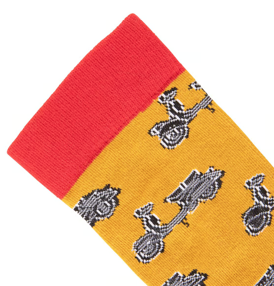 Calzini SIP con motivo VESPA  misura: 41-46 ARANCIO