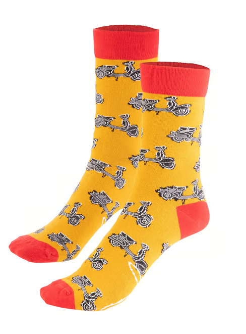 Calzini SIP con motivo VESPA  misura: 41-46 ARANCIO