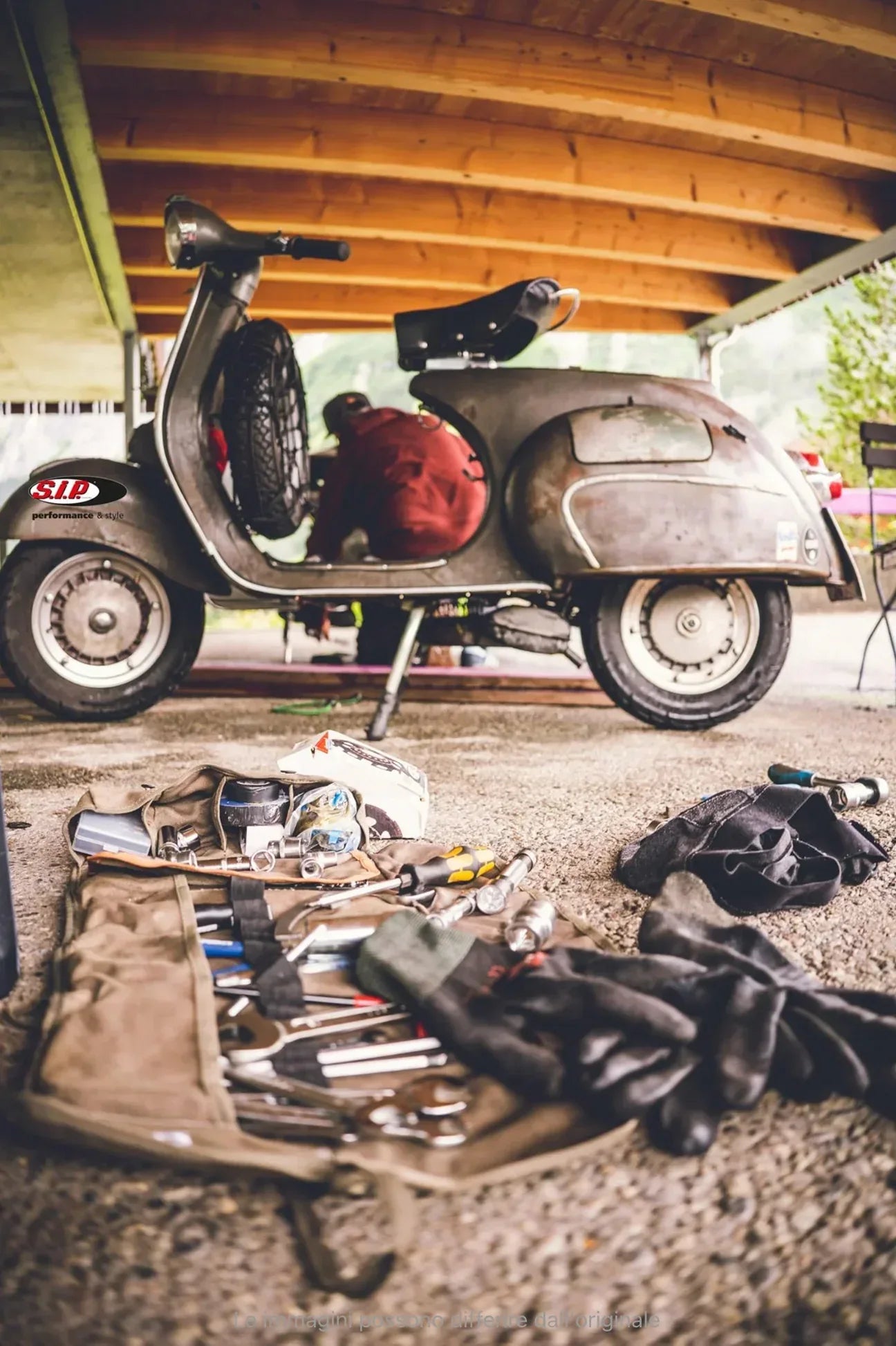 Kit Attrezzi PRO - SIP PORDOI - 45 Pezzi Vespa - RICAMBI VESPA A.P.F.