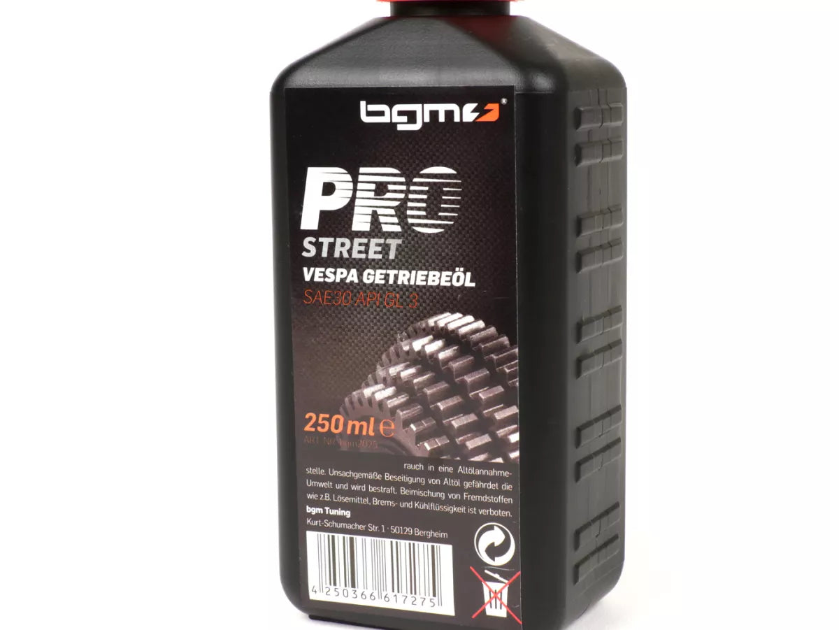 Olio cambio BGM PRO STREET SAE30 API GL3 per Vespa 250 ml