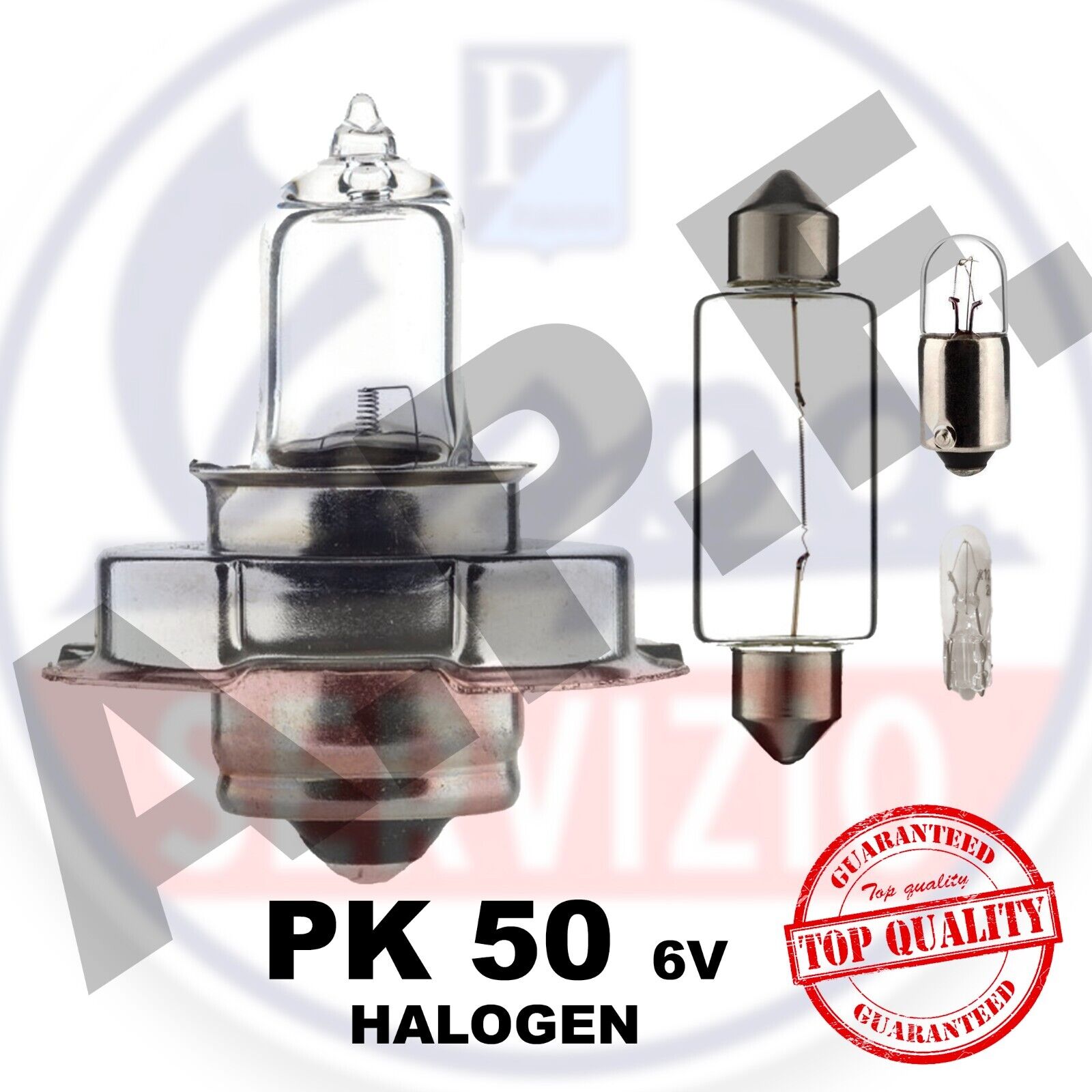 LAMPADE LAMPADINE VESPA PK 50 - PK 50 S kit completo, anti anneramento