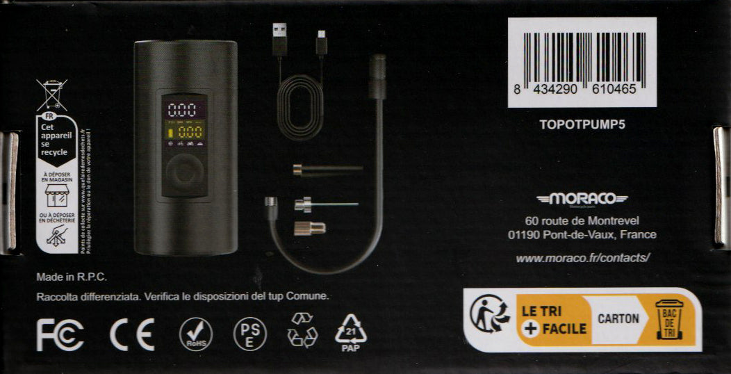 POMPA mini compressore portatile per Vespa