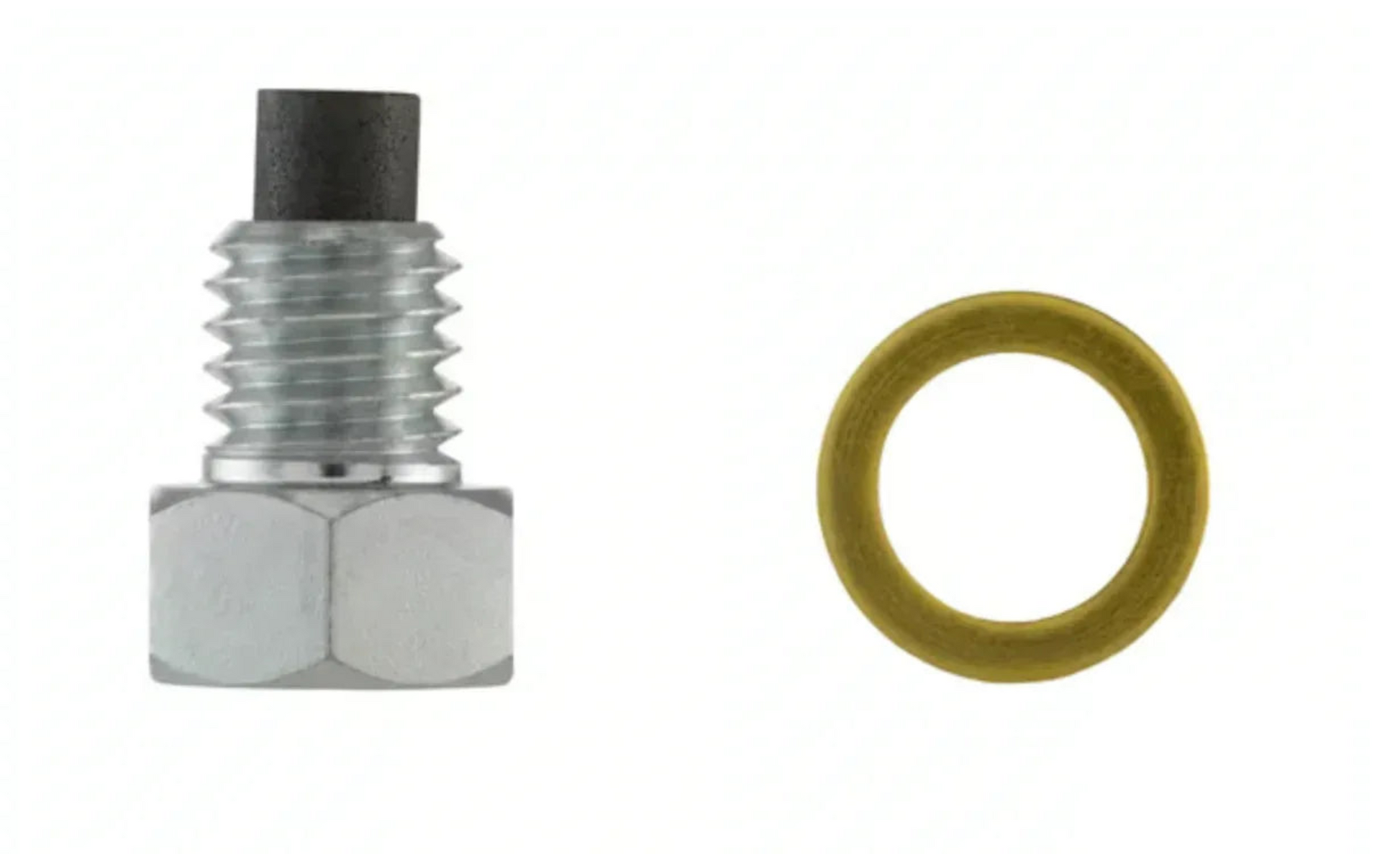 coppia Vite carico olio/scarico CON MAGNETE M8x8 mm, esagonale, SIP - RICAMBI VESPA A.P.F.